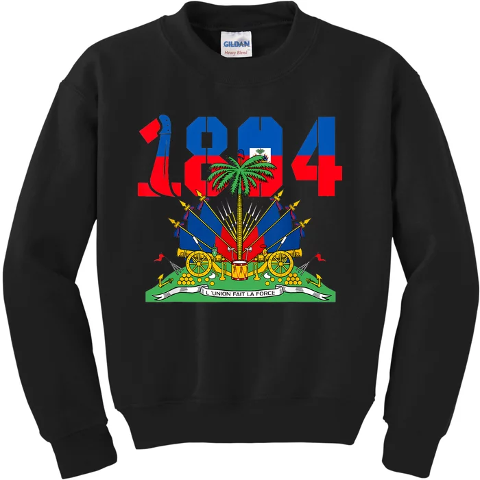 Haitian Revolution 1804 Haiti Haitian Flag Day Independence Kids Sweatshirt