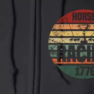 Horse Racing 1776 Full Zip Hoodie