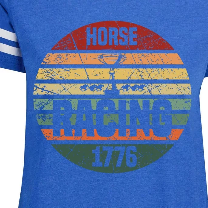 Horse Racing 1776 Enza Ladies Jersey Football T-Shirt