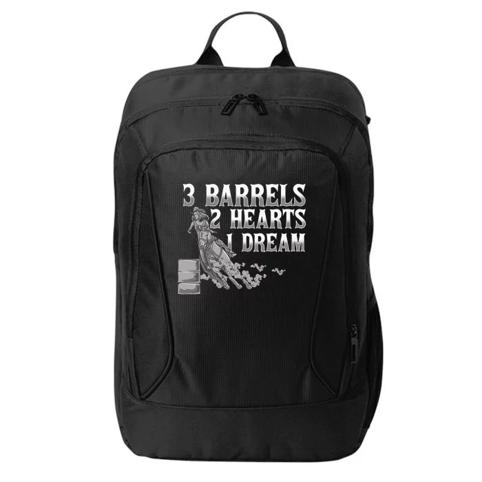 Horse Racing 3 Barrels 2 Hearts 1 Dream City Backpack