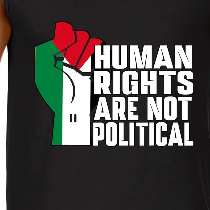 Human Rights Are Not Political Support Palestine And Gaza Comfort Colors® Tank Top