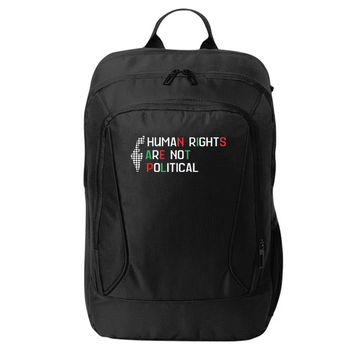 Human Rights Are Not Political Support Palestine City Backpack