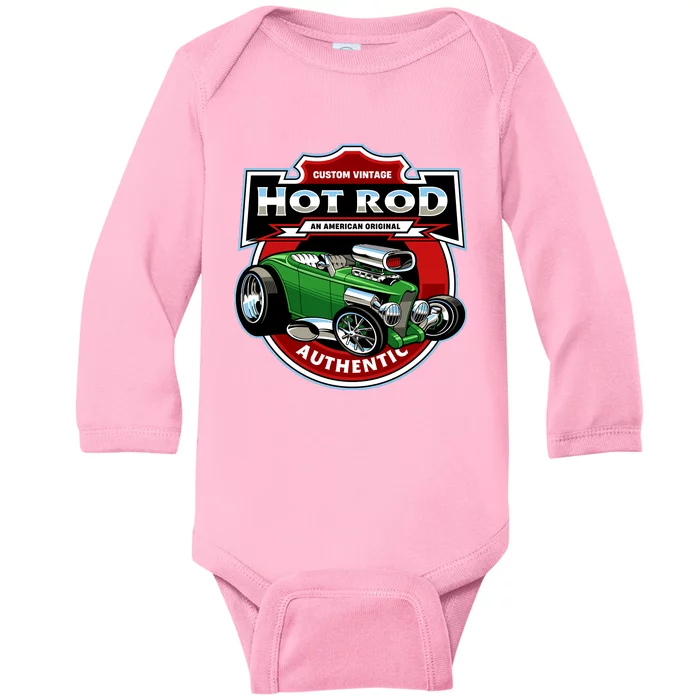 Hot Rod Authentic Baby Long Sleeve Bodysuit