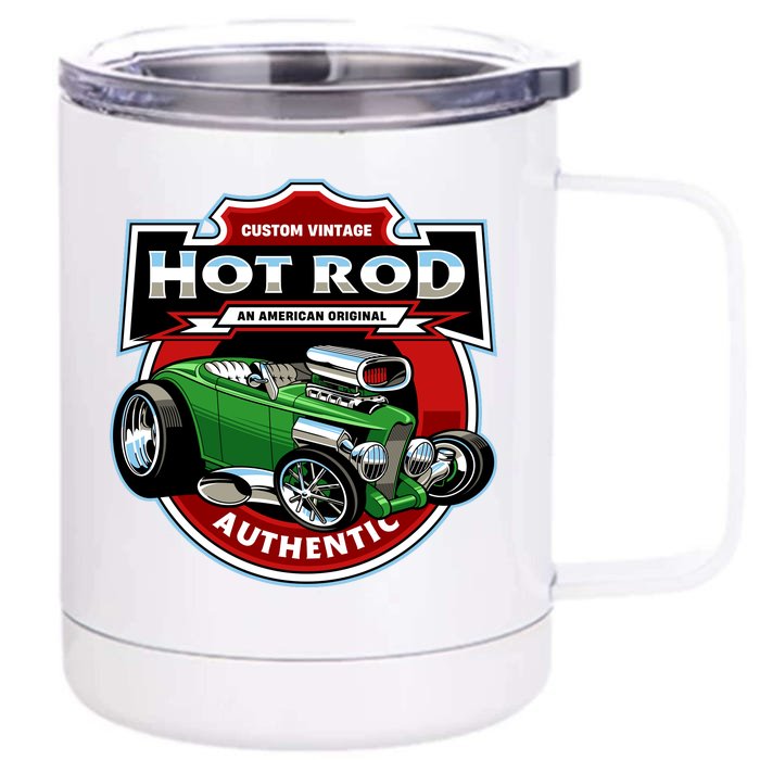 Hot Rod Authentic Front & Back 12oz Stainless Steel Tumbler Cup