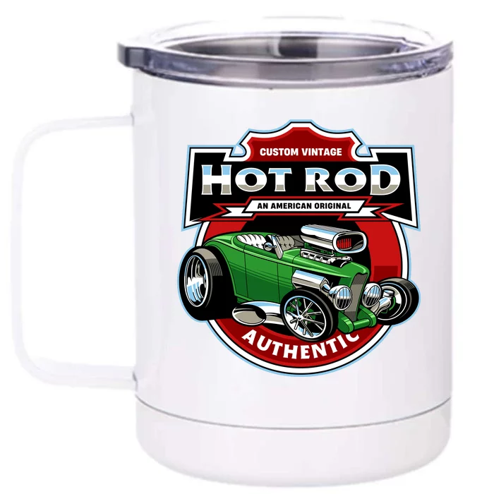 Hot Rod Authentic Front & Back 12oz Stainless Steel Tumbler Cup