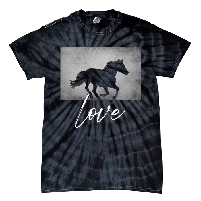 Horse Riding Apparel Horse Tie-Dye T-Shirt