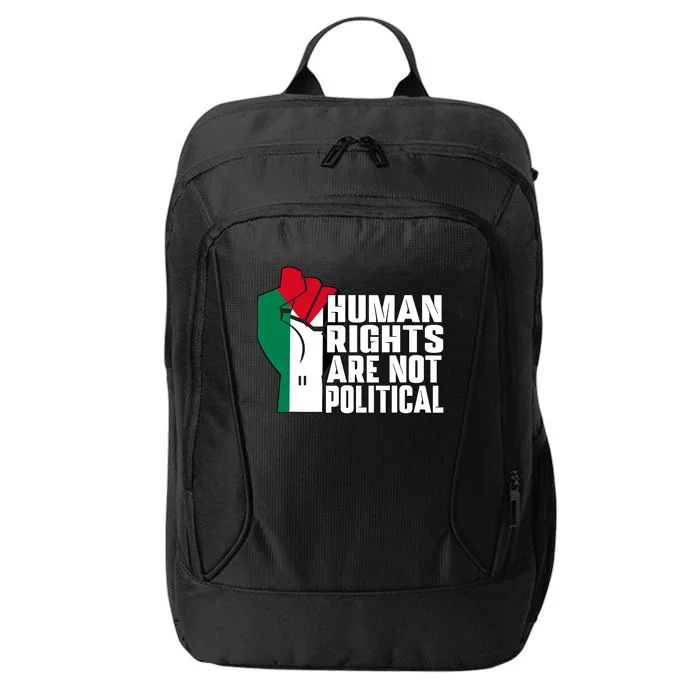 Human Rights Are Not Political Support Palestine And Gaza City Backpack