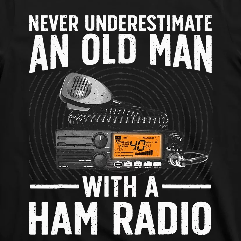 Ham Radio Art For Grandpa Amateur Radio Ham Operator T-Shirt