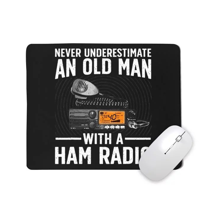 Ham Radio Art For Grandpa Amateur Radio Ham Operator Mousepad