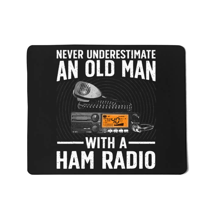 Ham Radio Art For Grandpa Amateur Radio Ham Operator Mousepad