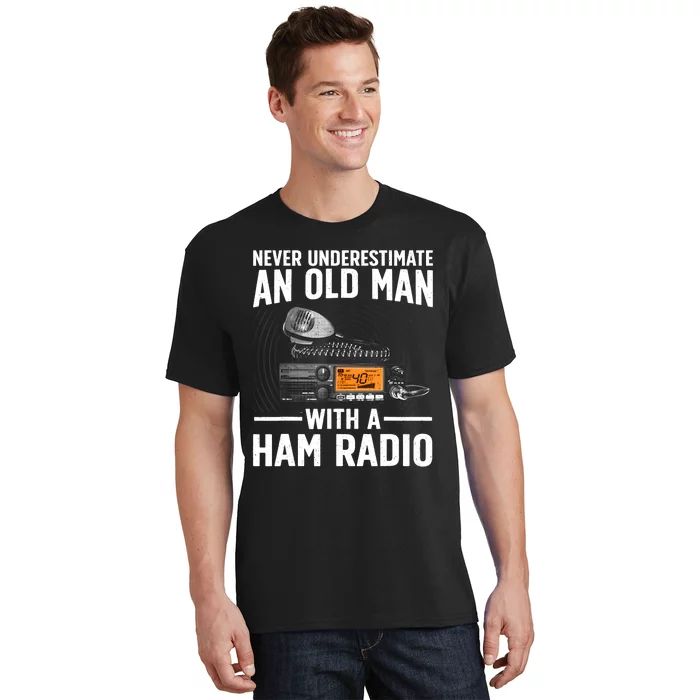 Ham Radio Art For Grandpa Amateur Radio Ham Operator T-Shirt