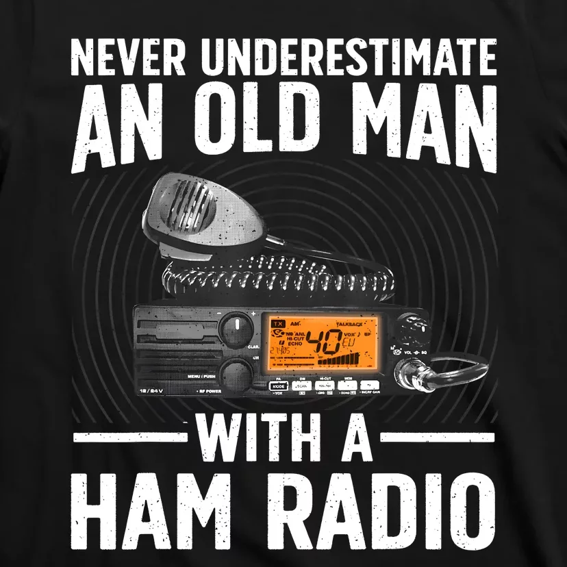 Ham Radio Art For Grandpa Amateur Radio Ham Operator T-Shirt