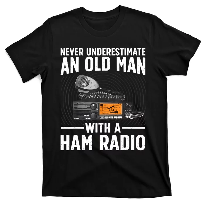 Ham Radio Art For Grandpa Amateur Radio Ham Operator T-Shirt