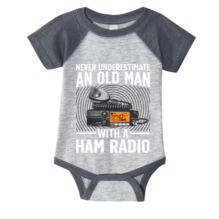 Ham Radio Art For Grandpa Amateur Radio Ham Operator Infant Baby Jersey Bodysuit