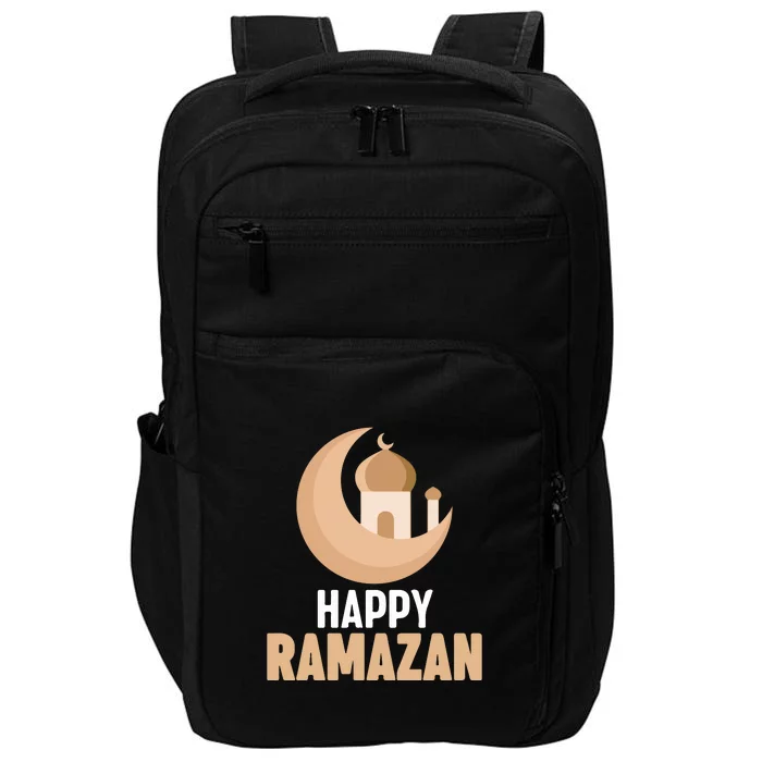 Happy Ramadan Arabic Calligraphy Gift For Ramadan Mubarak Impact Tech Backpack