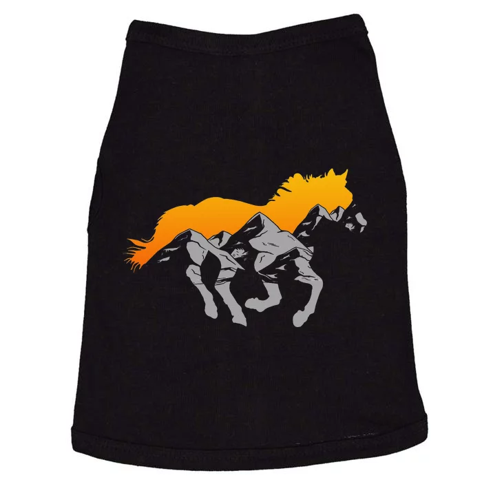 Horse Riding Apparel Mountain And Horse Doggie Tank