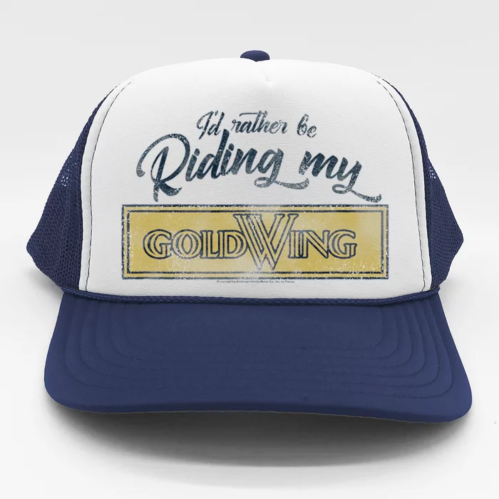 Honda Rather Be Riding My Gold Wing Trucker Hat