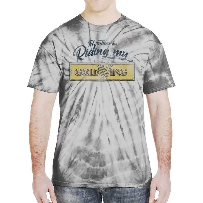 Honda Rather Be Riding My Gold Wing Tie-Dye T-Shirt