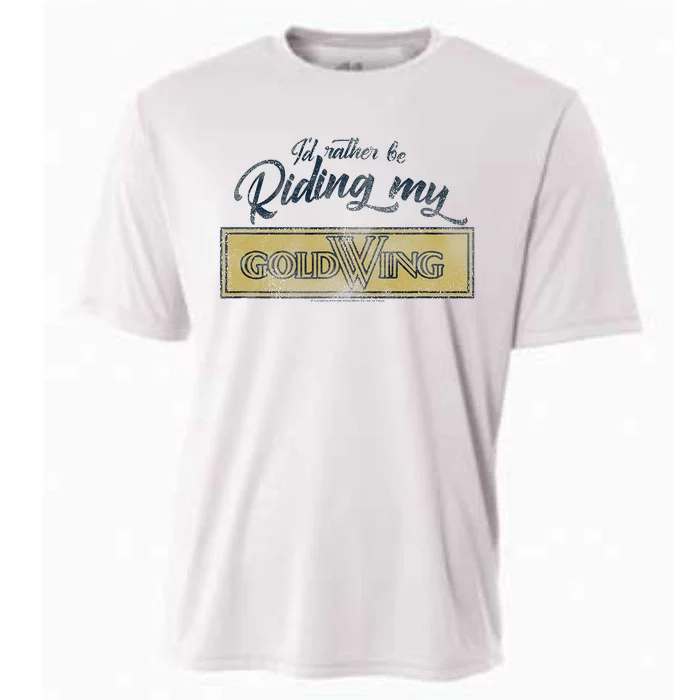 Honda Rather Be Riding My Gold Wing Cooling Performance Crew T-Shirt