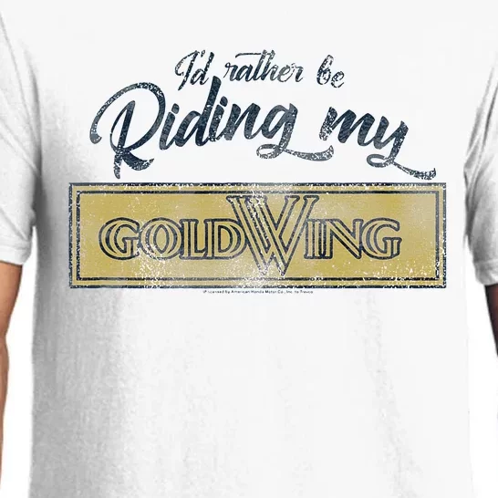 Honda Rather Be Riding My Gold Wing Pajama Set