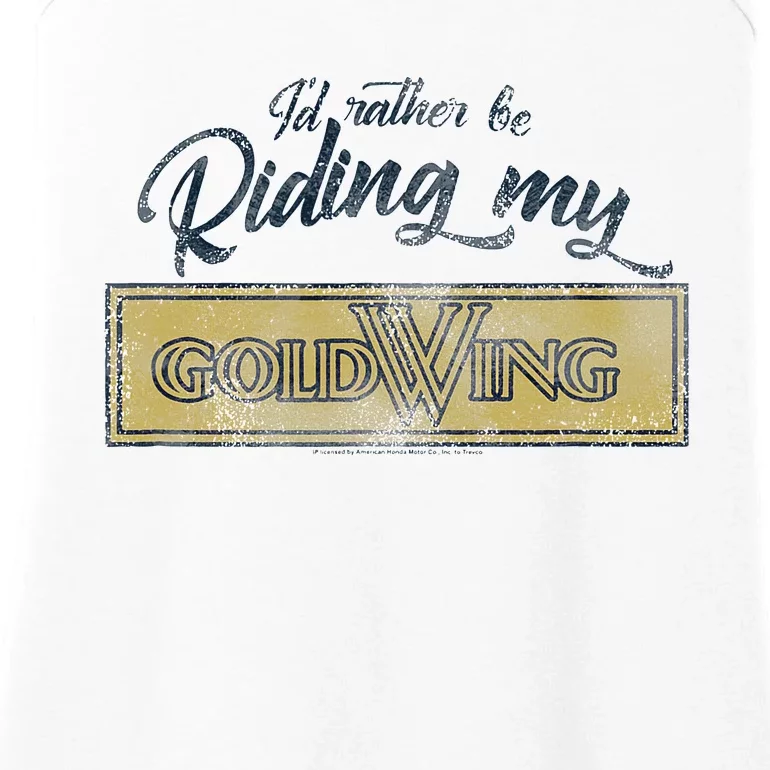 Honda Rather Be Riding My Gold Wing Ladies Essential Tank