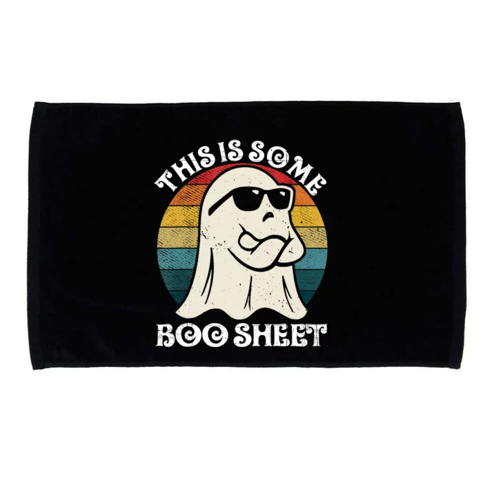 Halloween Retro Boo Ghost This Is Some Boo Sheet Microfiber Hand Towel