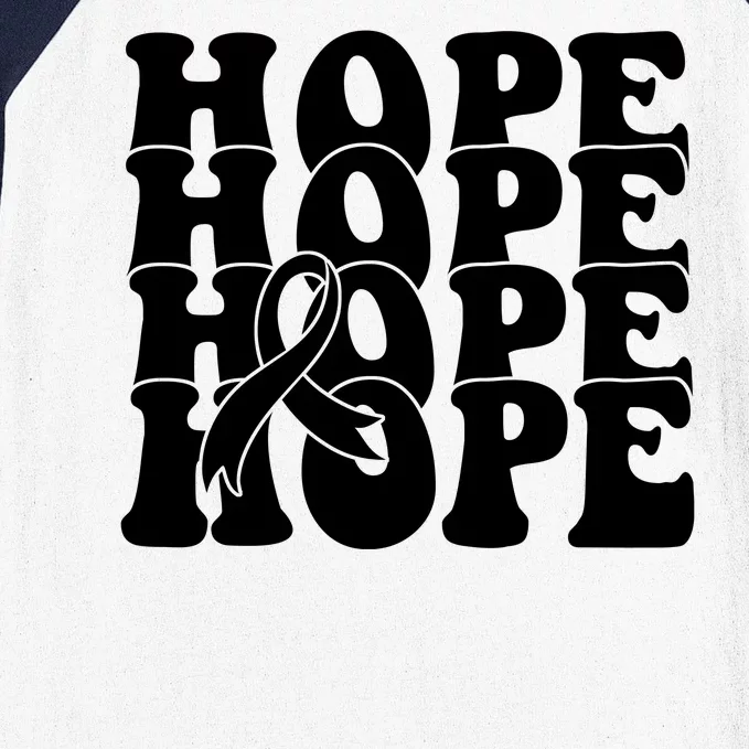 Hope Ribbon Breast Cancer Awareness Month Baseball Sleeve Shirt