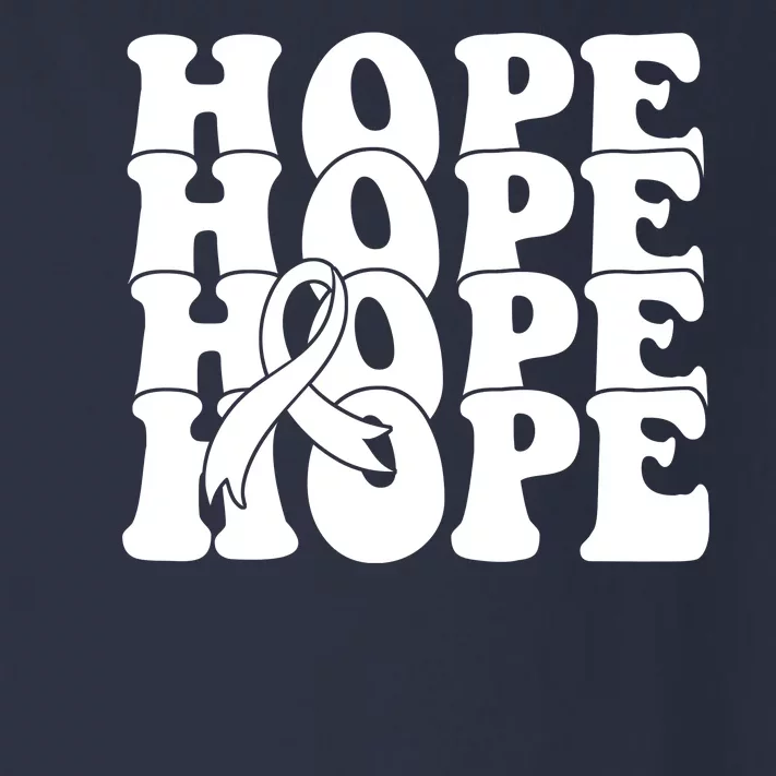 Hope Ribbon Breast Cancer Awareness Month Toddler Long Sleeve Shirt