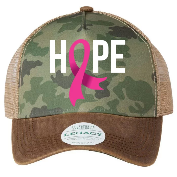 Hope Ribbon Breast Cancer Awareness Month Legacy Tie Dye Trucker Hat