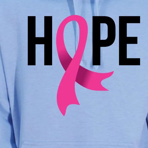 Hope Ribbon Breast Cancer Awareness Month Unisex Surf Hoodie