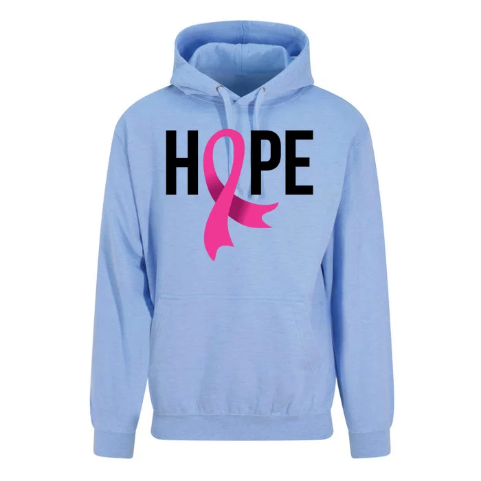 Hope Ribbon Breast Cancer Awareness Month Unisex Surf Hoodie