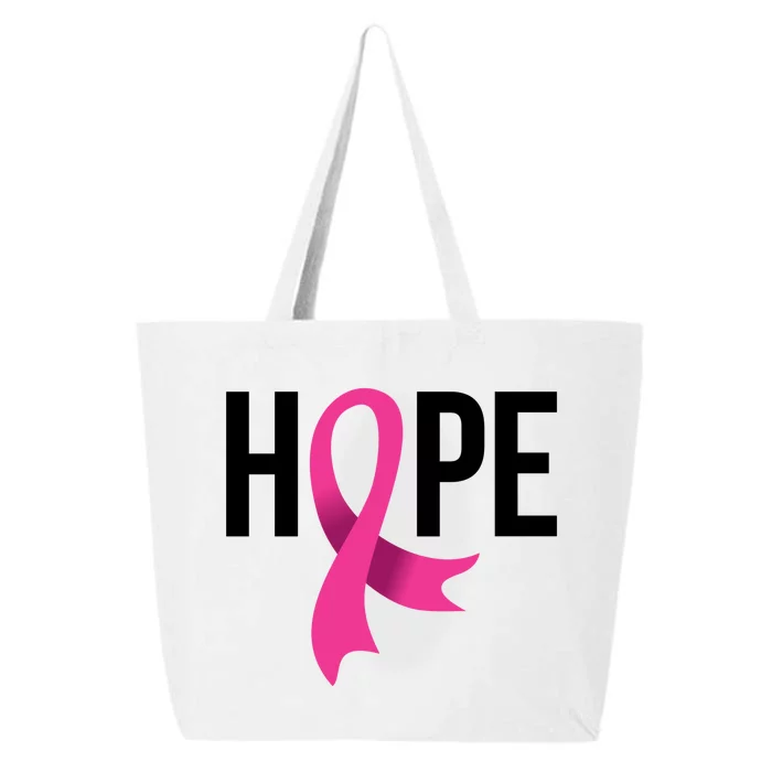 Hope Ribbon Breast Cancer Awareness Month 25L Jumbo Tote