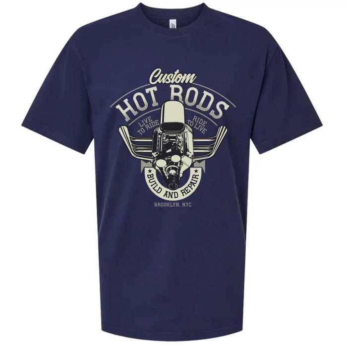 Hot Rods Build And Repair Sueded Cloud Jersey T-Shirt