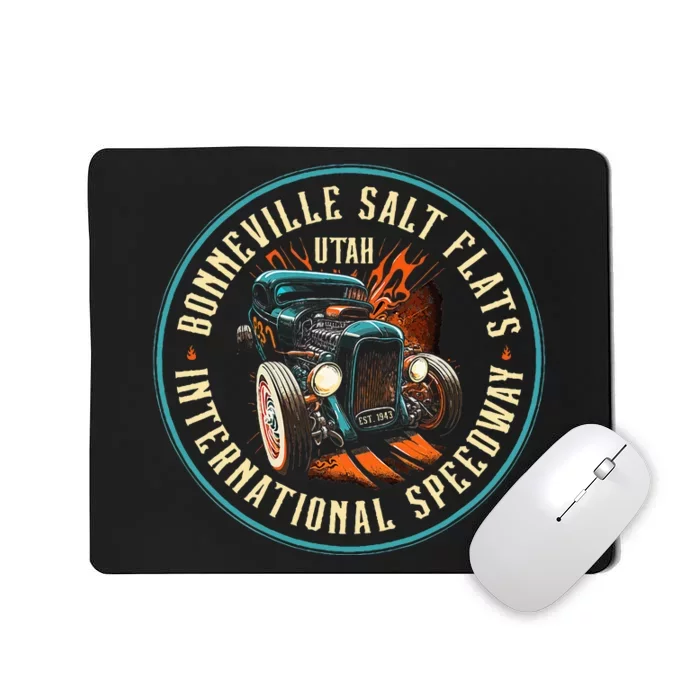 Hot Rod Bonneville Salt Flats Speedway Mousepad