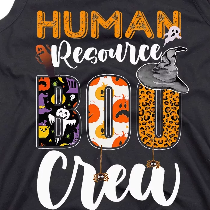 Human Resource Boo Crew Halloween Matching HR Manager Tank Top