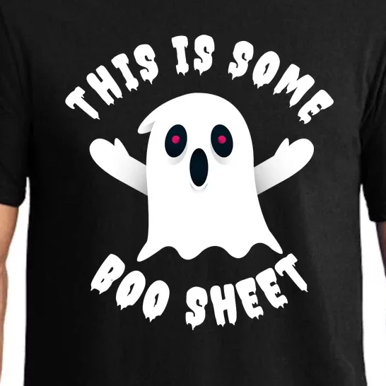 Halloween Retro Boo Ghost This Is Some Boo Sheet Pajama Set