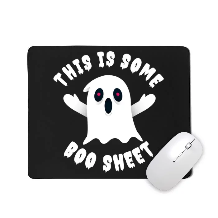 Halloween Retro Boo Ghost This Is Some Boo Sheet Mousepad