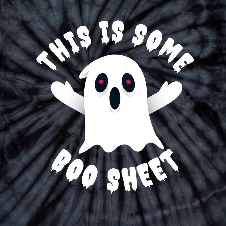 Halloween Retro Boo Ghost This Is Some Boo Sheet Tie-Dye T-Shirt