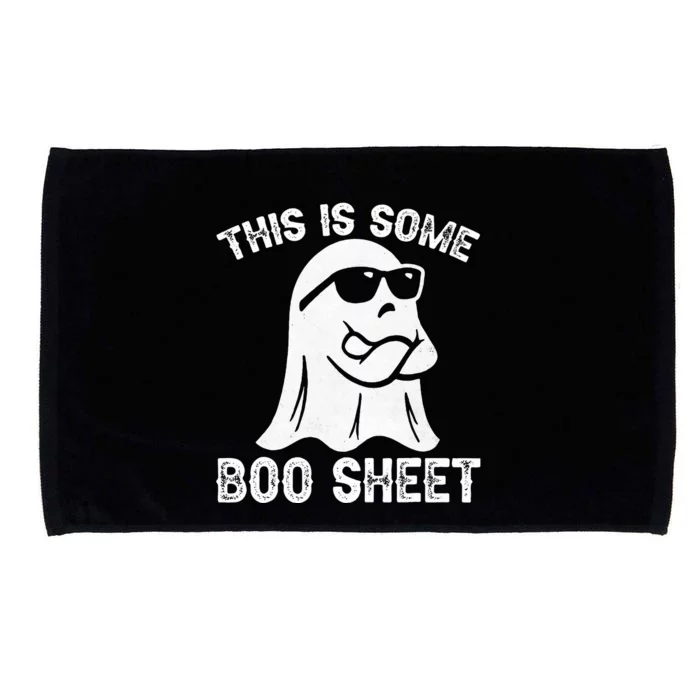 Halloween Retro Boo Ghost This Is Some Boo Sheet Microfiber Hand Towel