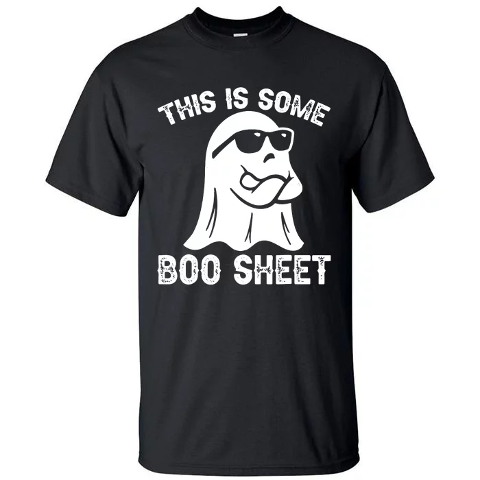 Halloween Retro Boo Ghost This Is Some Boo Sheet Tall T-Shirt