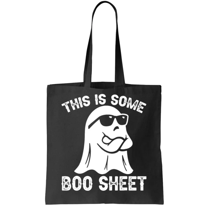 Halloween Retro Boo Ghost This Is Some Boo Sheet Tote Bag