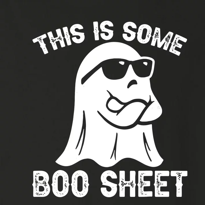 Halloween Retro Boo Ghost This Is Some Boo Sheet Toddler Long Sleeve Shirt