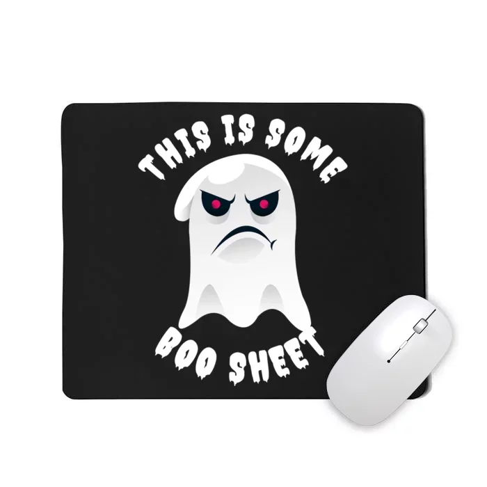 Halloween Retro Boo Ghost This Is Some Boo Sheet Mousepad