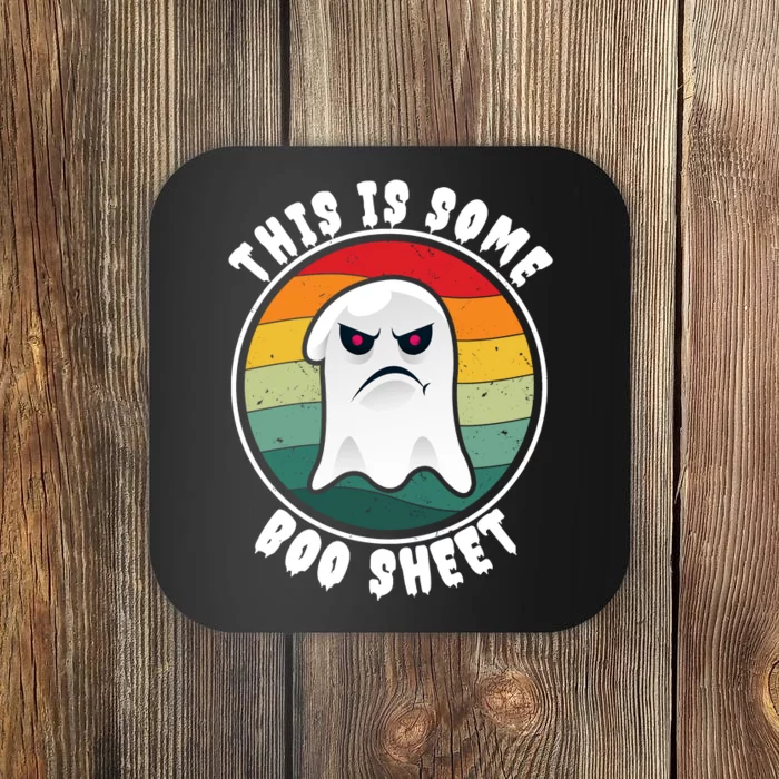 Halloween Retro Boo Ghost This Is Some Boo Sheet Coaster