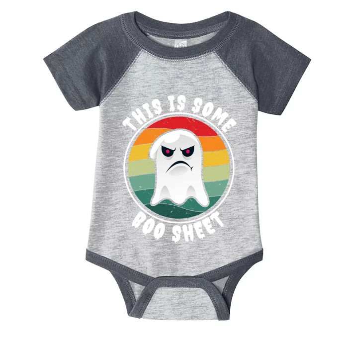 Halloween Retro Boo Ghost This Is Some Boo Sheet Infant Baby Jersey Bodysuit