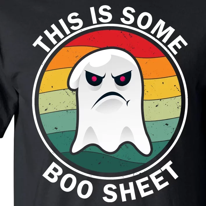 Halloween Retro Boo Ghost This Is Some Boo Sheet Tall T-Shirt