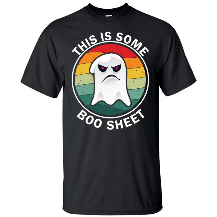 Halloween Retro Boo Ghost This Is Some Boo Sheet Tall T-Shirt