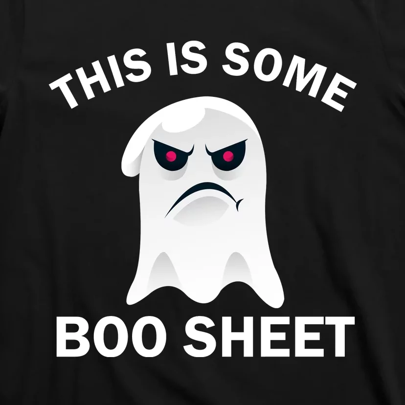 Halloween Retro Boo Ghost This Is Some Boo Sheet T-Shirt