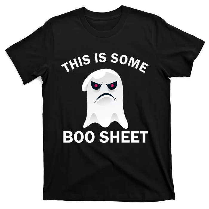 Halloween Retro Boo Ghost This Is Some Boo Sheet T-Shirt