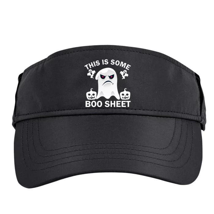 Halloween Retro Boo Ghost This Is Some Boo Sheet Adult Drive Performance Visor